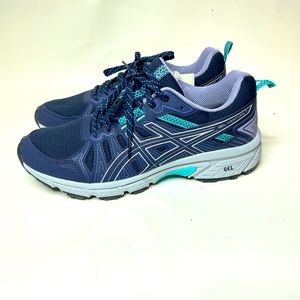 ASICS purple gym running shoes size 9 laced 1012a476 new with tags athletic